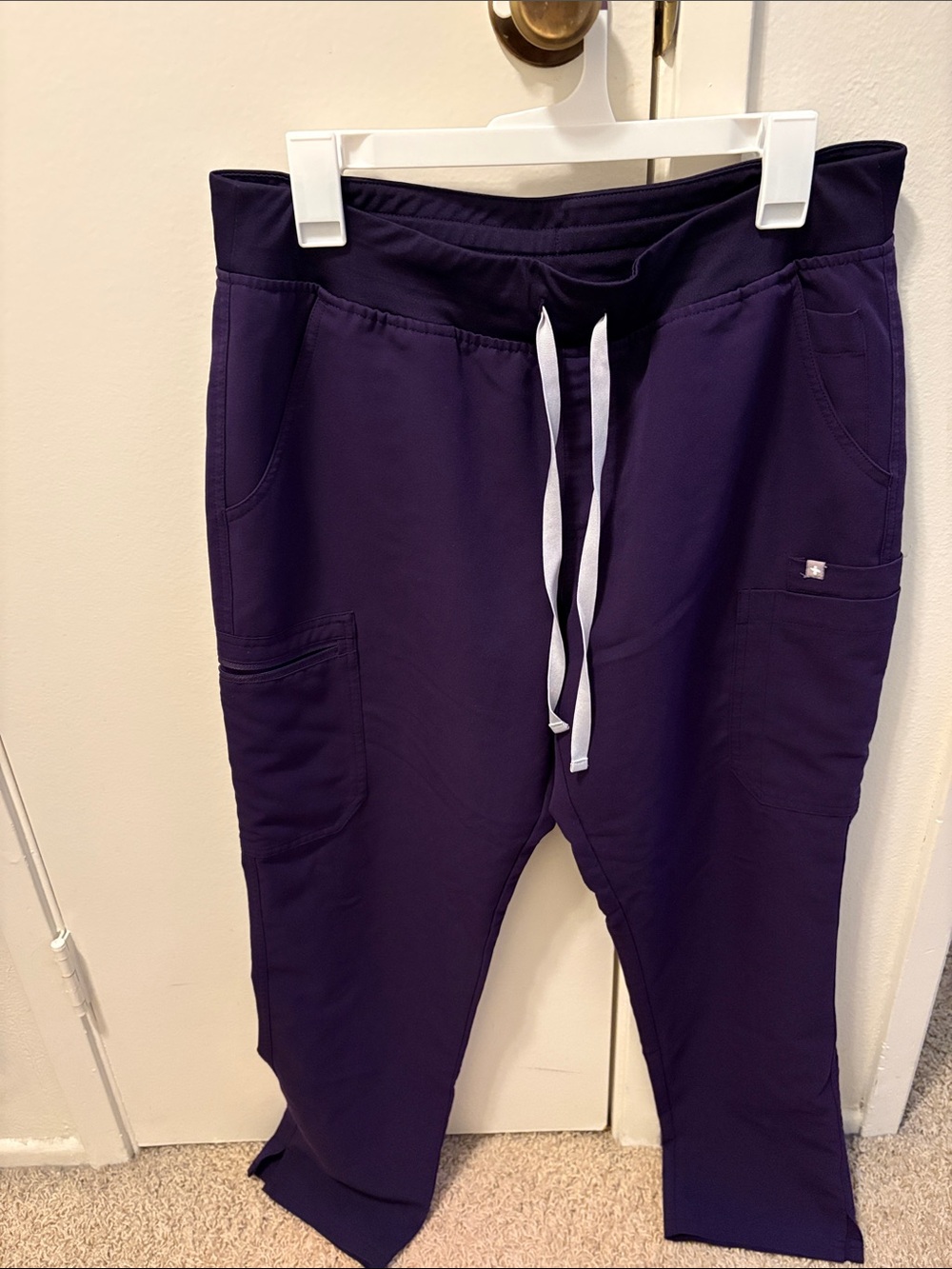 Figs purple jam Yola skinny scrub pants 2.0